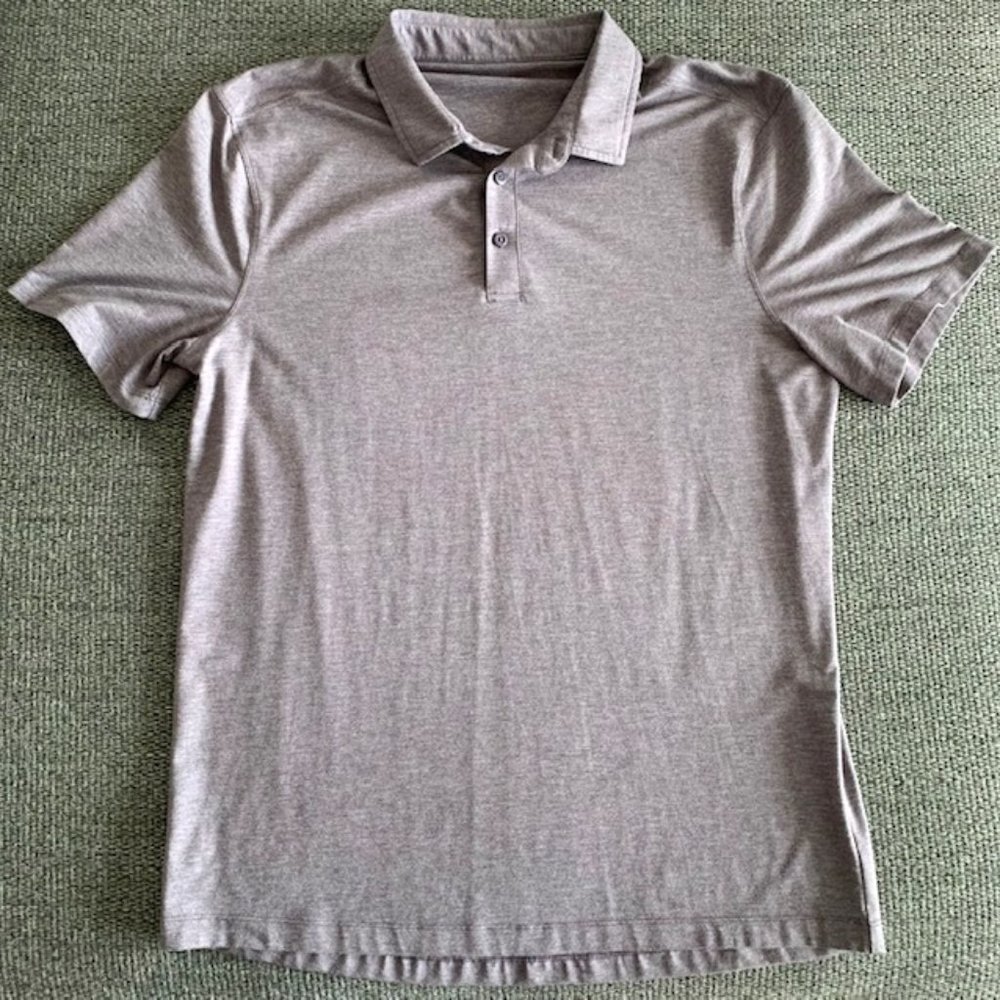 Lululemon Men's Evolution Short Sleeve Polo, Size: Large, Color: Light Purple
